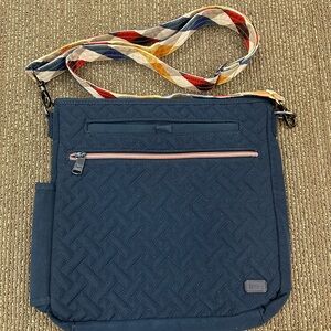 Lug Somersault Navy Crossbody Bag